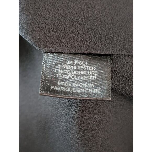 WAYF Gingham Check Mini Skirt Black White Ruffle Hem Bow Detail Size Small - Picture 9 of 11